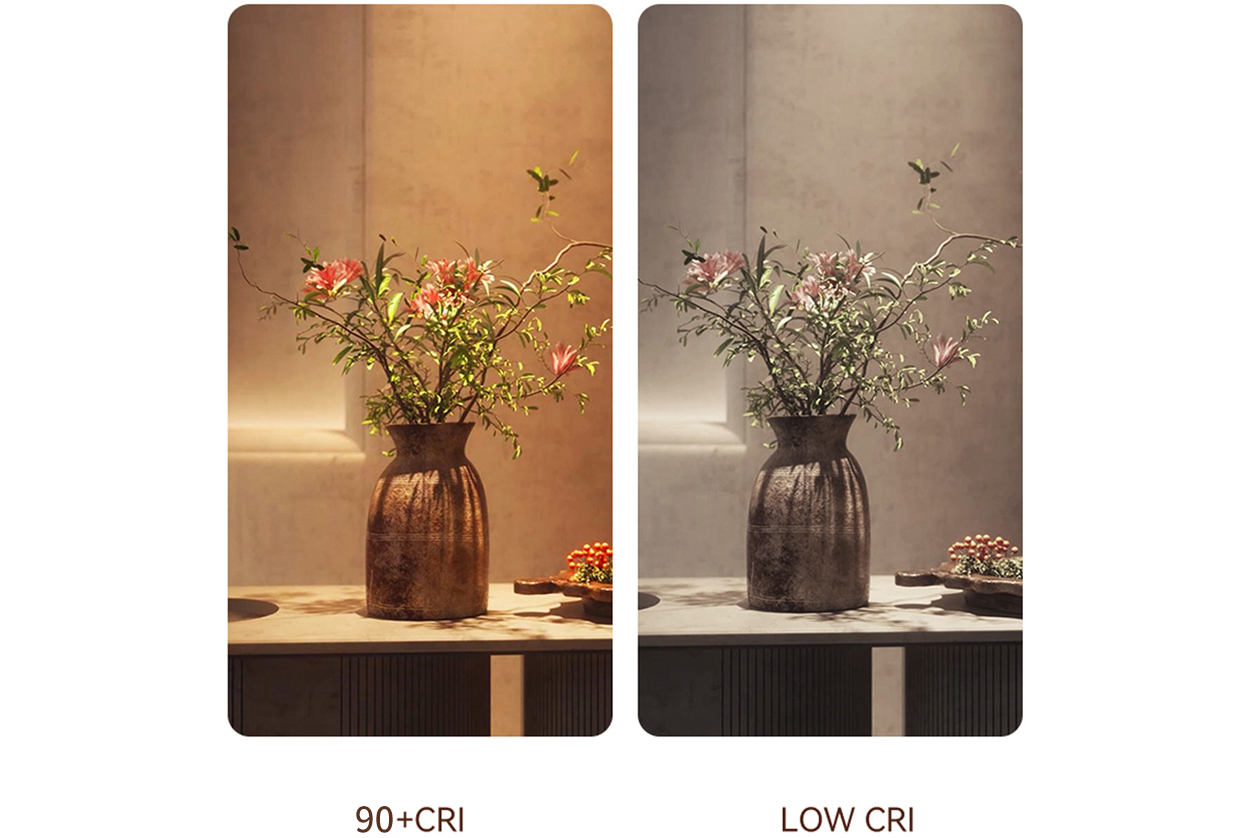 High Color Rendering for Enhanced Visual Experience
