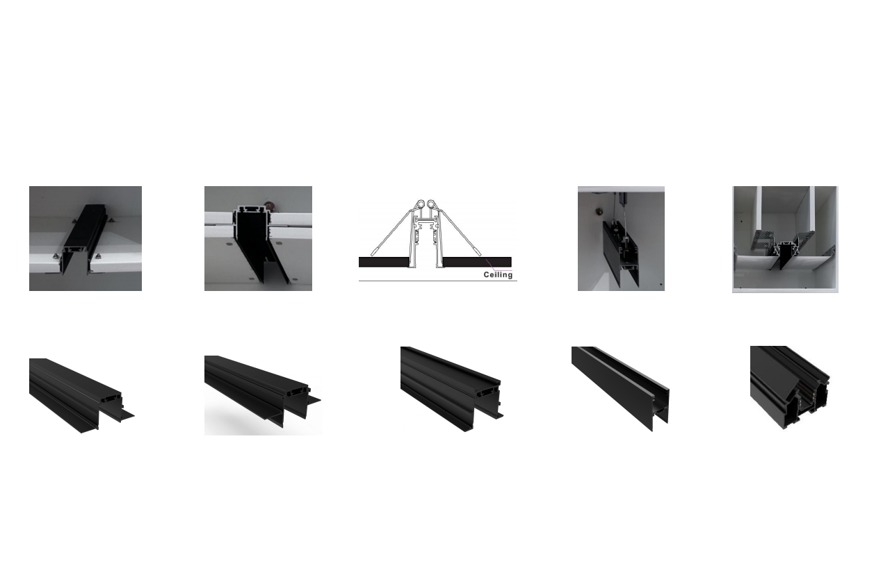 Multiple Installation Options for Different Ceiling Structures